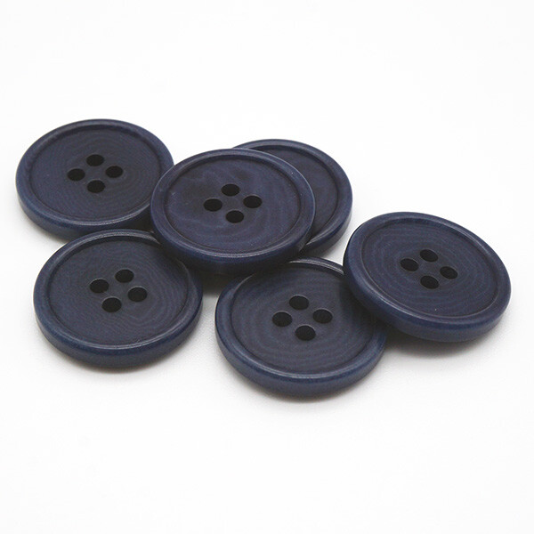 Corozo Buttons - Deep Sea Blue - Sew Vintagely